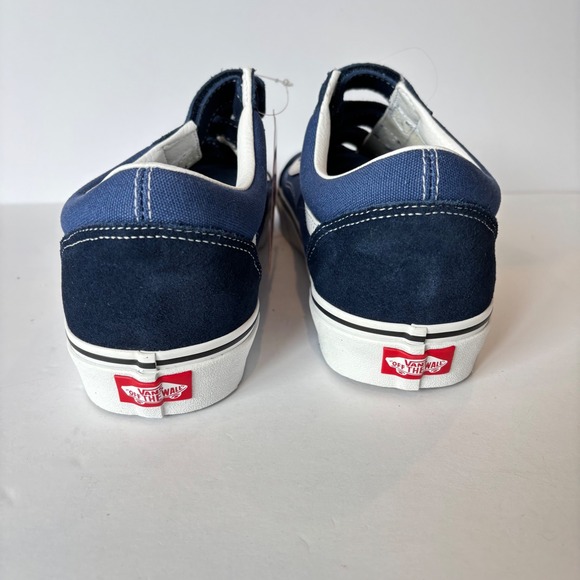 Vans Old Skool V Mens Shoes Size 12 Blue Hook Loop Suede Canvas New *Read - Picture 6 of 10